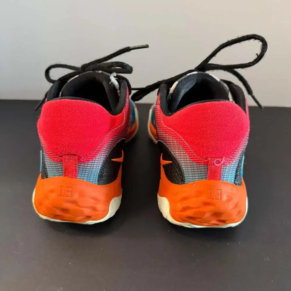 Nike PG 6‎ x Hot Wheels Blue Red Orange Basketball Shoes Size 8